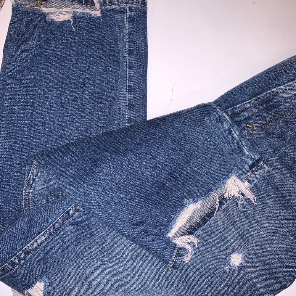 Abercrombie and fitch curve love ankle straight jeans size 27 short NWT